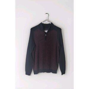 Silver Lake Sweater Mens Junior Large Long Sleeve Knit